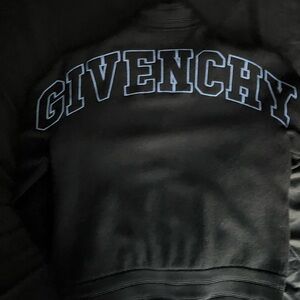 Givenchy Black Varsity Jacket with Bold Logo
